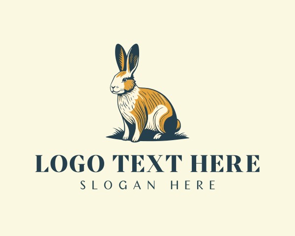 Vintage Rabbit Farm Logo